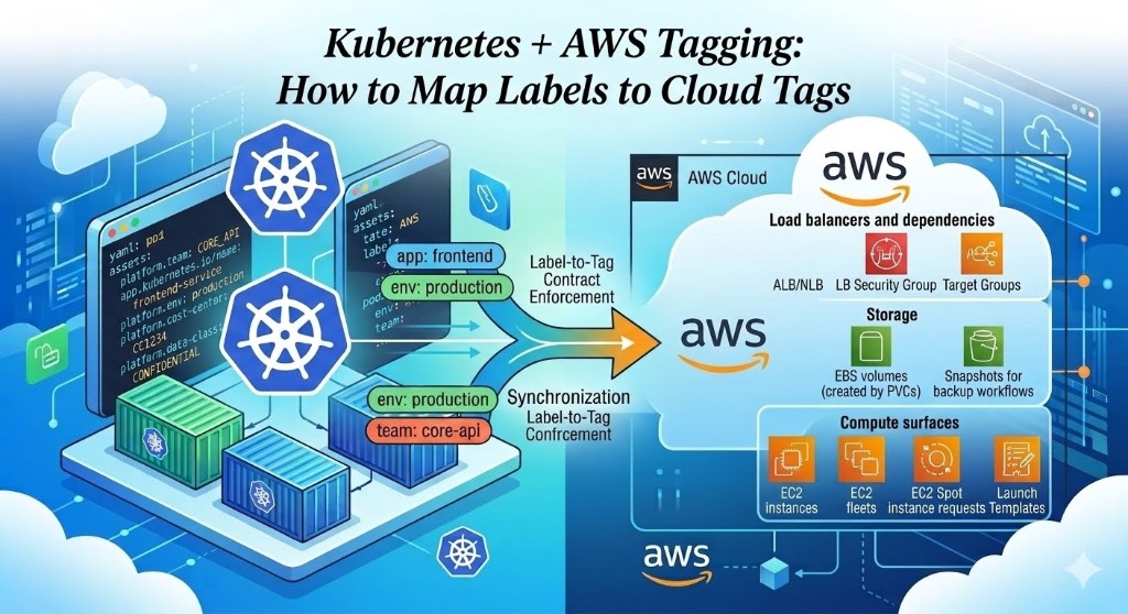 Kubernetes labels to AWS tags mapping